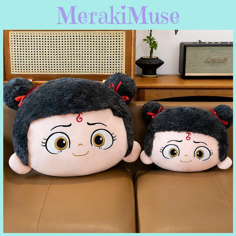 2 Zha Ne Plush Toy Cute Cartoon Girl Sofa Decoration Soft Cushion Gift Doll
