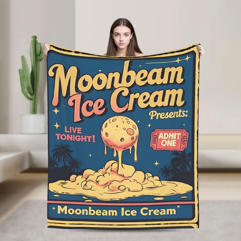 Benson Boone Vintage Style Blankets  Plush Funny Warm Throw Blankets for Bed Sofa Autumn/Winter