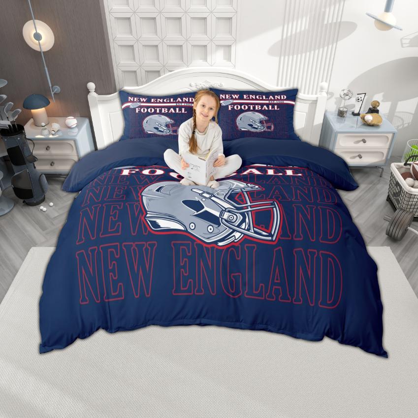 Homewish American Football Theme Duvet Cover Set Rugby Helmet Bedding Set Sports Bed Set