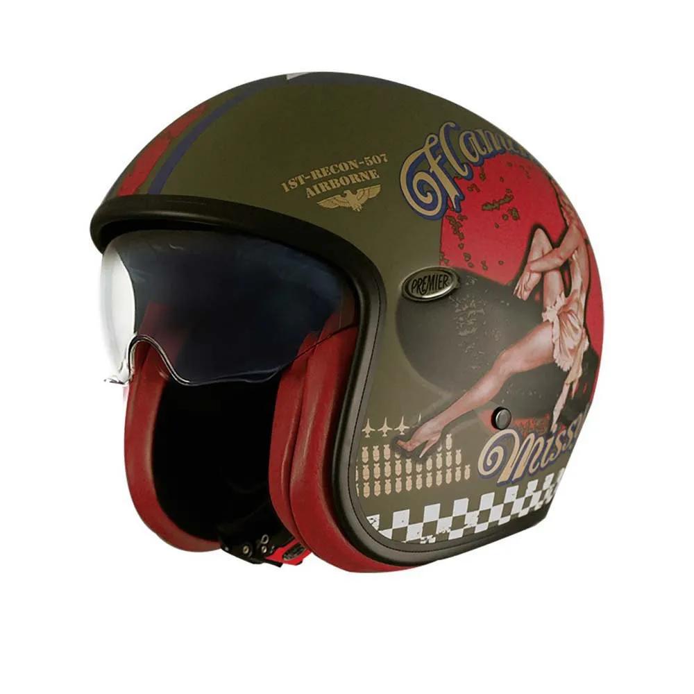 

Premier Helmets Открытый шлем 23 Vintage Pin Up Military BM 22.06 L