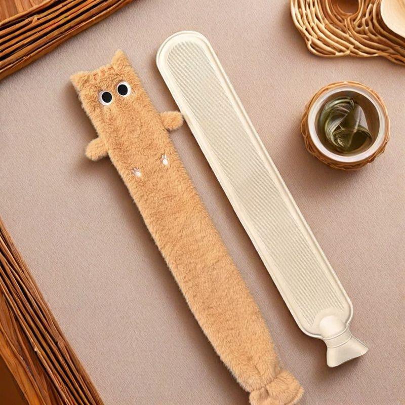 Kreslená extra velká nevýbušná láhev na horkou vodu pro teplé nohy, do postele a na břicho