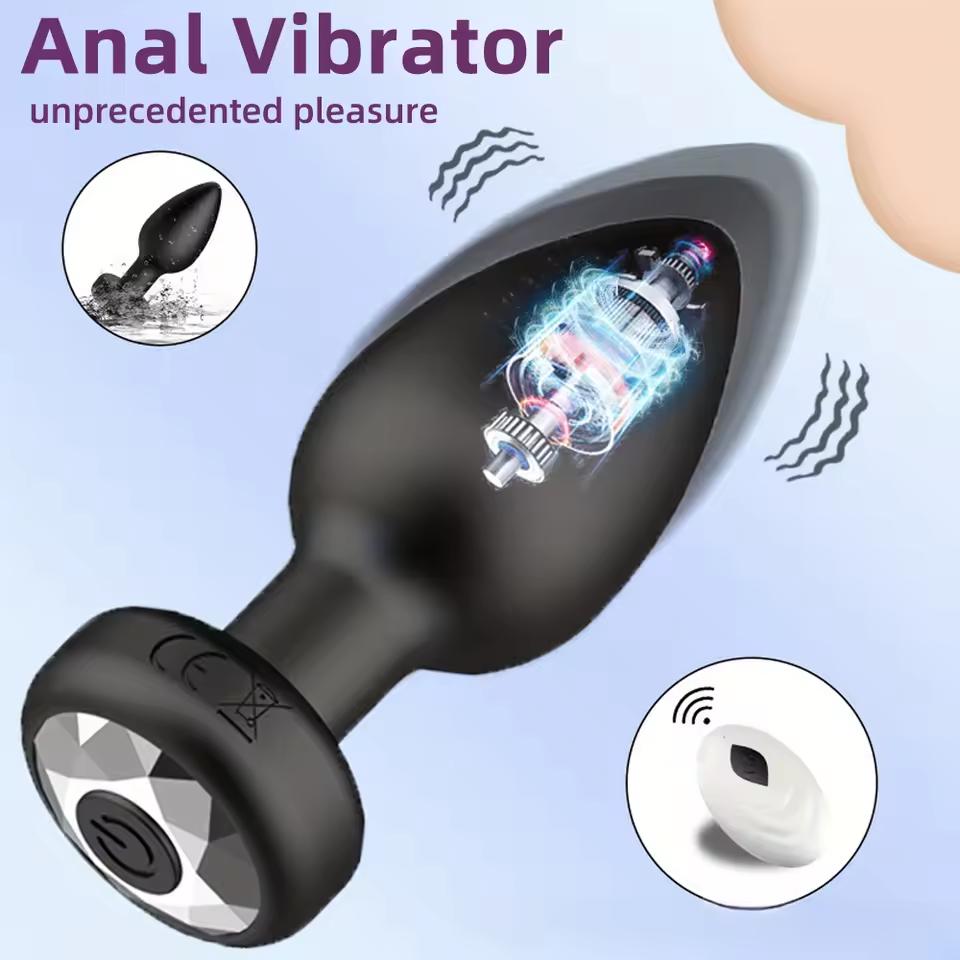 2026 Wireless APP Portable Anal Vibrator Male Butt Plug Remote Prostate Stimulator for Women Control Vagina Massager Adult Sex Toys Men Gay Waterproof