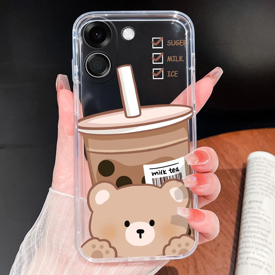 For Poco X8 Pro Max 5G Phone Case Leisure Style Soft Cover Transparent Silicone Funda For Poco X 8 Lightweight Anti Drop Bumper