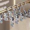 30pcs Double Clip Clothes Drying Hanger 360° Rotatable Storage Clips Pants Hanger  Laundry Hanger