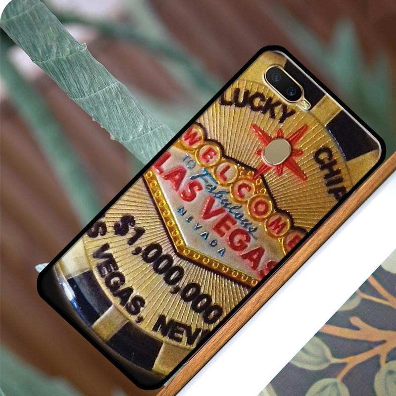 Las Vegas Casino Poker Case For OPPO A83 A91 A93 A1K A15 A3S A54 A74 A94 A5 A9 A31 A53 A52 A72 A53S Back Cover