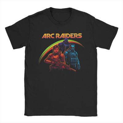 Arc Raiders Game Puur Katoenen T-shirt Voor Mannen Zomer Y2K Retro T-shirts Ronde Hals Harajuku T-shirts Grote Maten Dropshipping Kleding