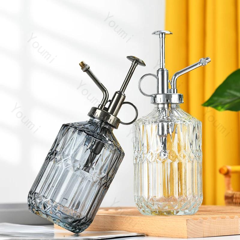 Retro Relief Sprayer Glass Bottle Gardening Home 400 ML Large Capacity Container Bottle Bathroom Decoration Sanitize Bottles
