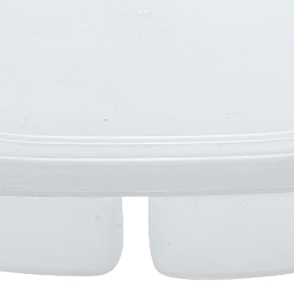 Lebensmittelaufbewahrungsbehälter 4 Fächer Transparent Kühlschrank Meal Prep Box mit Deckel für Zwiebel Ingwer Knoblauch