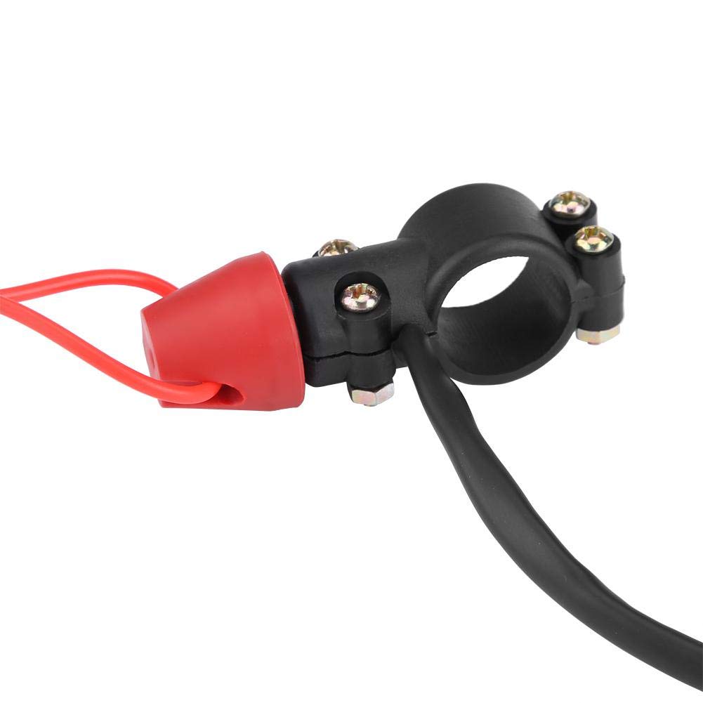 Vypínač zapaľovania, Motocykel Loď Vonkajší motor Vypínač zastavenia Univerzálny 22 mm 7/8" Zapaľovanie Núdzový