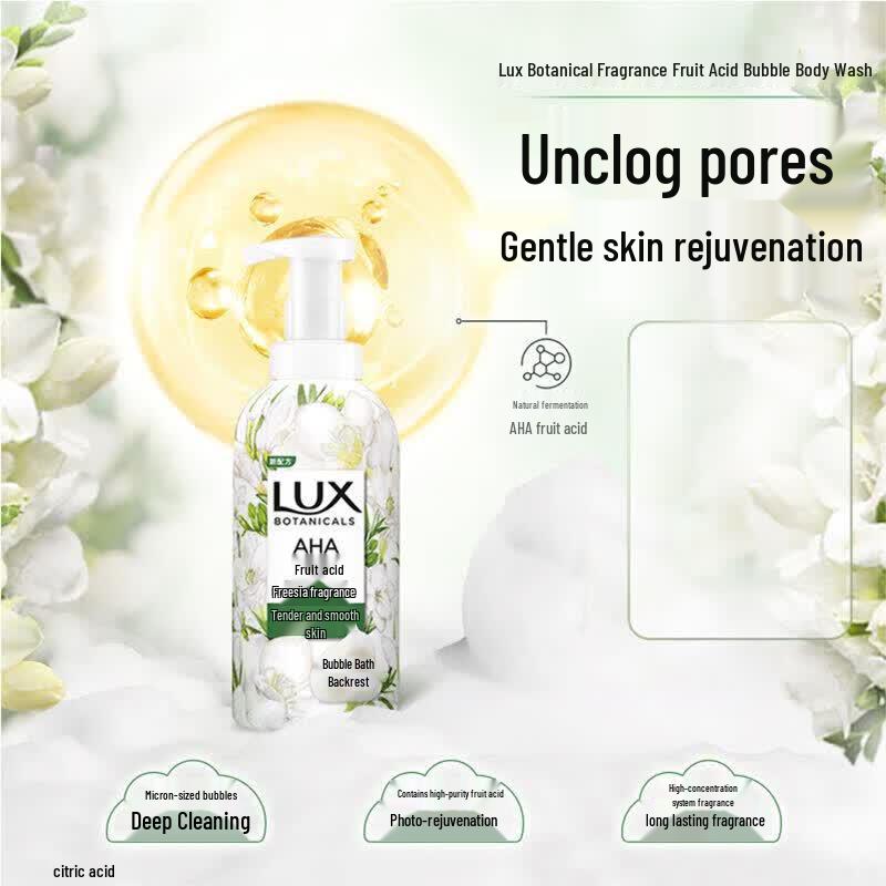 lux Plant Extract Freesia Bubble Shower Gel 500ml