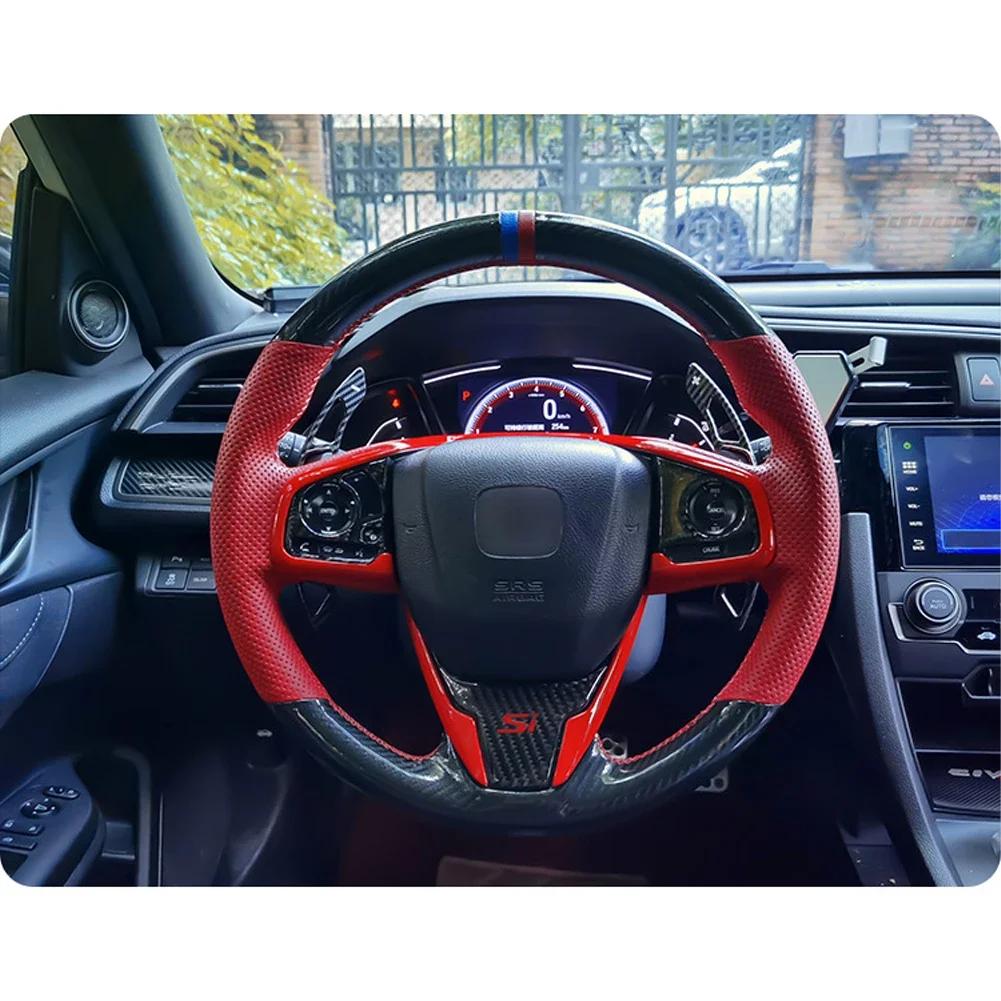 2Pcs Car Steering Wheel Paddle ABS Carbon Fiber Paddle Shift For Honda 10th Civic Accord CRV URV AVANCIER SPIRIOR Accessories