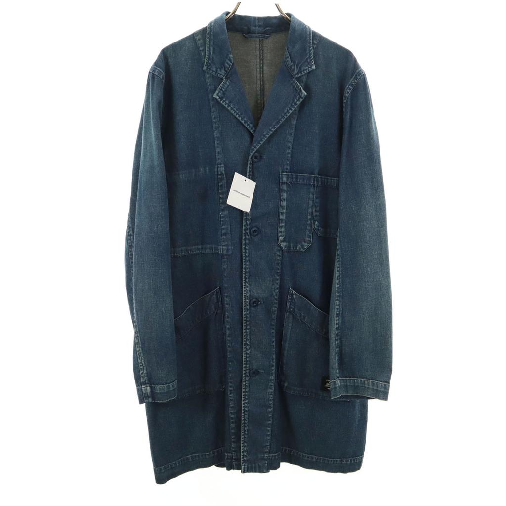 Unused Uniform Experiment Made In Japan Washed Shop Denim Coat 1 8oz Soft Men's Used