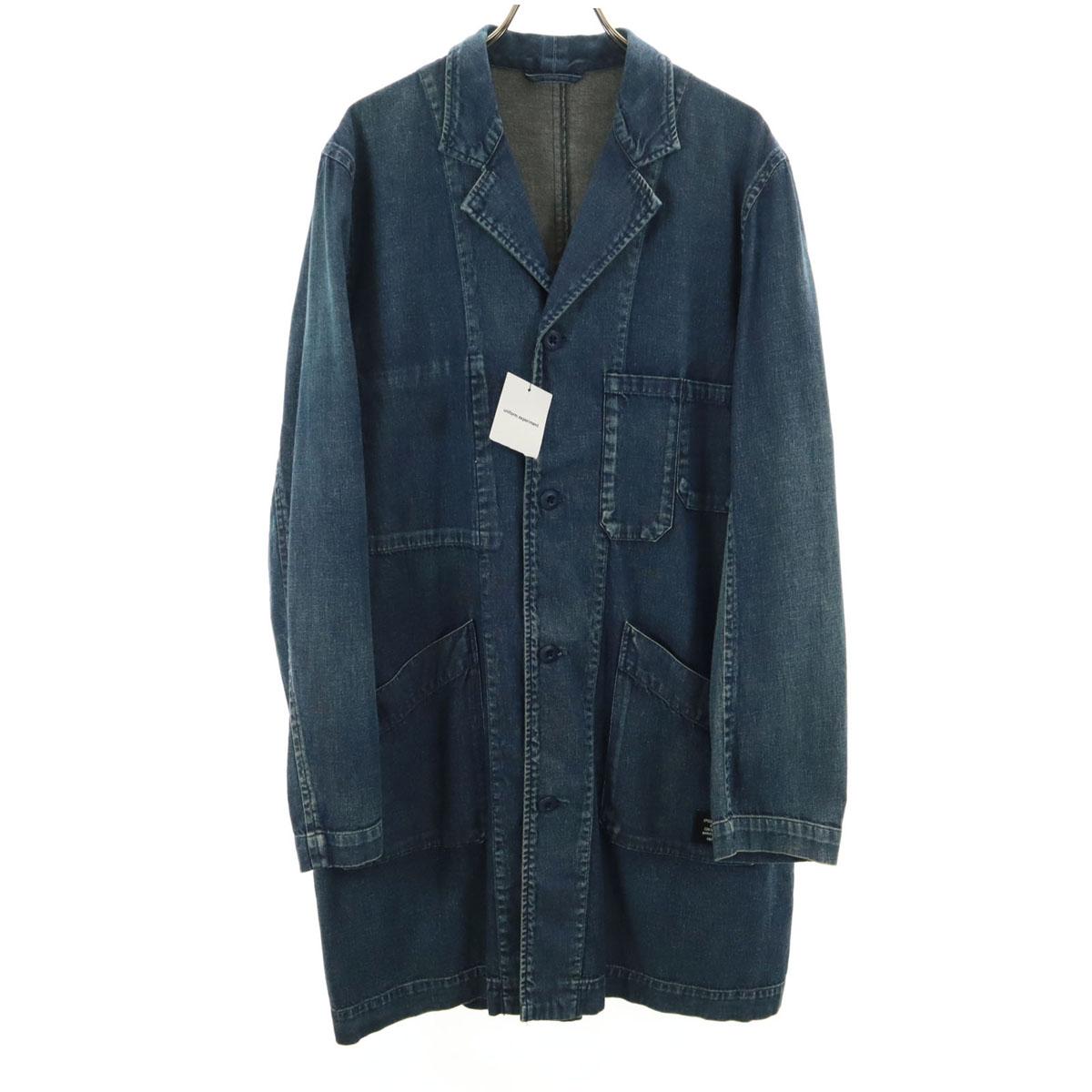 

unused uniform experiment made in Japan Washed Shop Denim coat 1 8oz Soft Men s Used