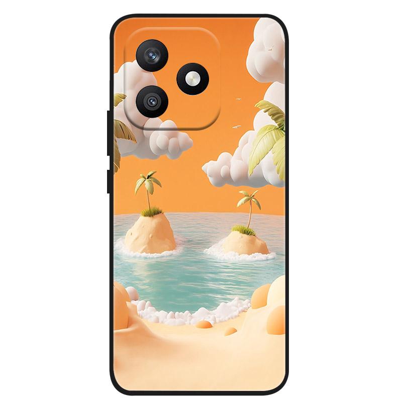For Honor X8D Case Fashion Animal Painted Silicone Phone Back Cover For Honor X8d 4G 2026 Cases Soft TPU Shockproof Bumper Funda