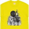 Supreme FW19 Week 7 Mercenary Tee Mercenaries Printing Short Sleeve Unisex Yellow Men's SUP-FW19-728