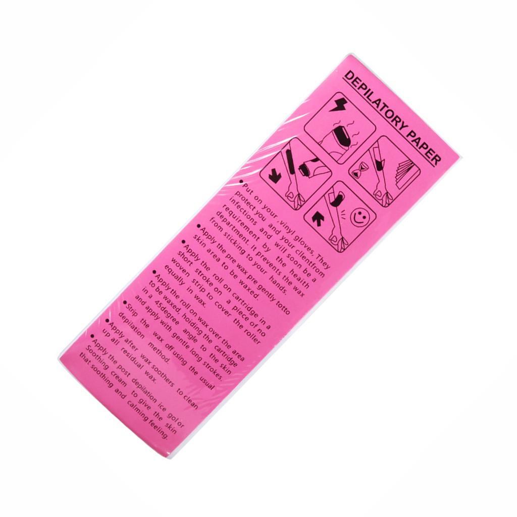 50pcs Wax Strip Depilatory Paper Easy To Use Professional Auxiliary Tool Suitable for Many Body Parts