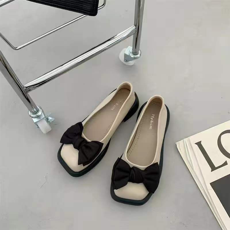 French Mary Jane small leather shoes spring and autumn British style Japanese jk with skirt soft-soled loafers