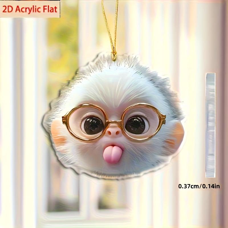 

Милая обезьянка, подвеска для машины и брелок. Универсальный 2D декор для комнат, салонов и подарков.