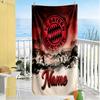 Bayern Munich Champions Customized Name Beach Towel Super Soft & Absorbent Suitable for Sports Travel Swimming Yoga Bathroom Beach And Pool