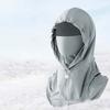 Breathable Sunscreen Hat With Mask Shawl Ice Silk UV Protection Mask  Travel