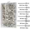 Professional Hand Riveter Gun 120pcs Heavy Duty Blind Rivet Pliers Set for Automotive and Home DIY Projects