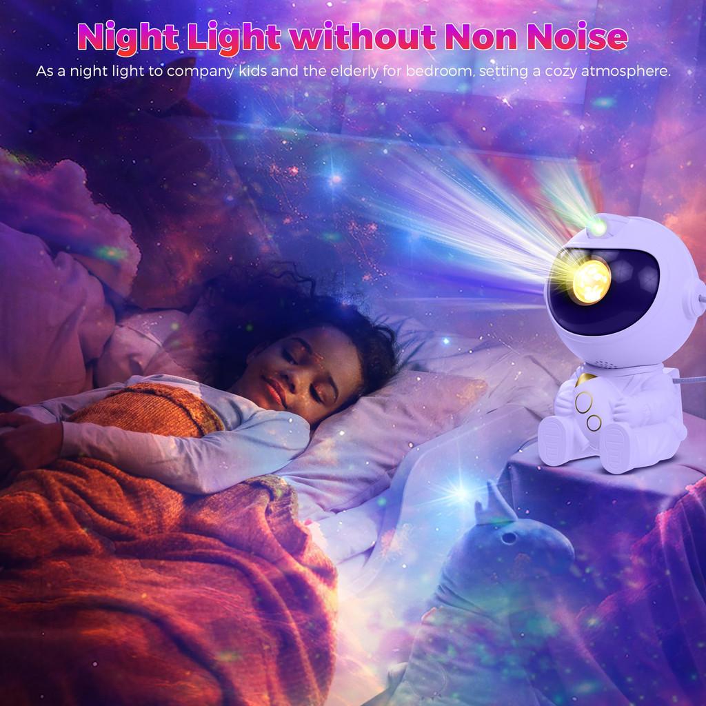 Space Themed Starry Sky Projection Lamp With Remote Control For Bedroom Decor And Night Lighting