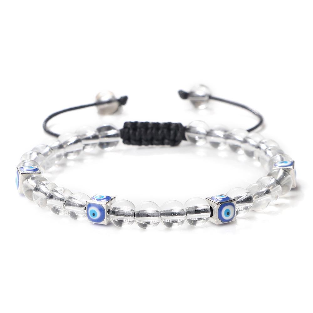 Unisex Handwoven Evil Eye Commuter Bracelet