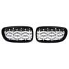 BMW 3 Series E90/E91 2009-2012 Star Style Black Chrome Front Grille