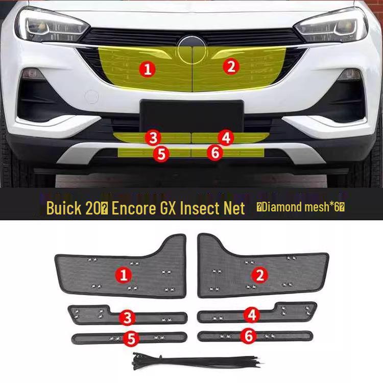 Buick Encore Stainless Steel Grille Protector: Insect, Fluff, and Dustproof Baffle Net