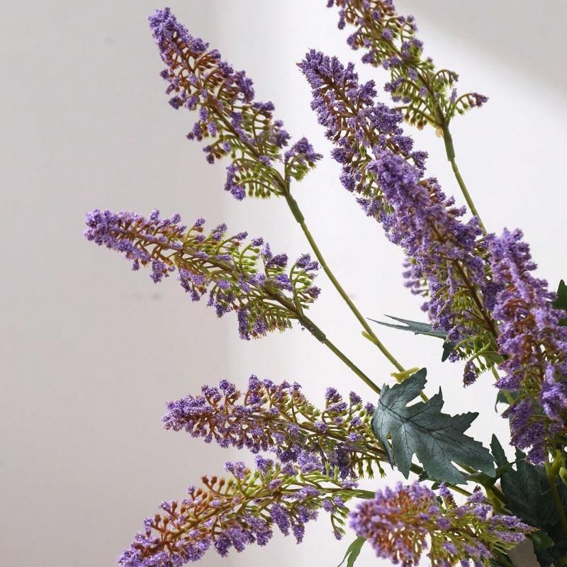 1Pcs Artificial Flowers Bouquet 75CM 6Heads Fake Flowers For Home Room Decor Party Supplies Wedding Decoration Vase Accessories