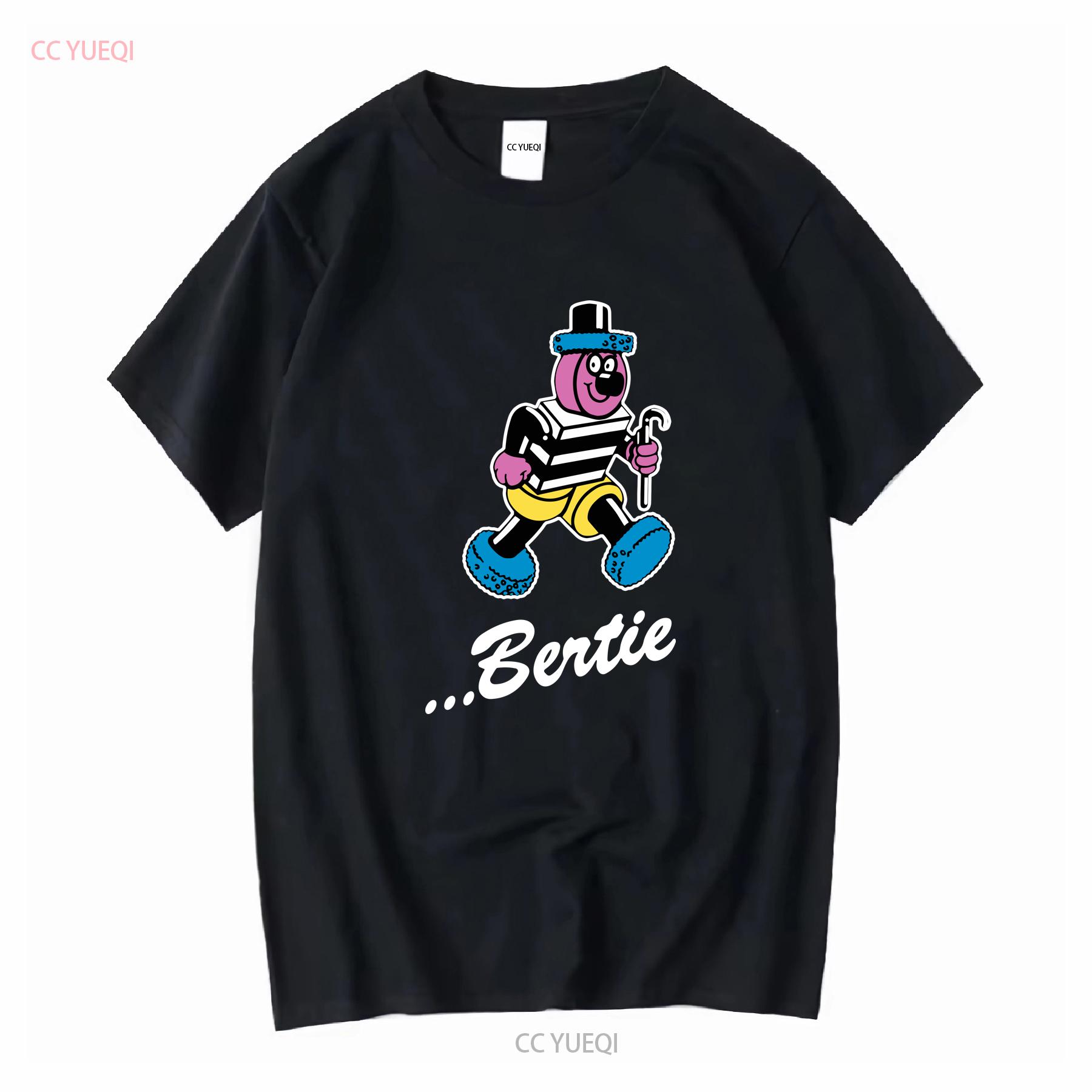 

Bertie Bassett T Shirt Vintage XL Oversized Black 80s Sweets Candy long or short sleeves vintage Washed Soft Unisex fashion 4XL