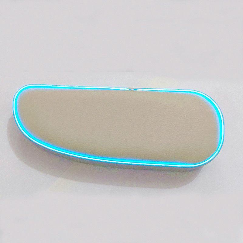 Universal Car Door Storage Box with Light: Left Elbow Rest and Armrest Pad