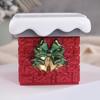 Christmas Silicone Mold Silicone Crafting Mold For Snow-Capped Chimney Heat-Resistant Easy Release Mould For Art Project Making