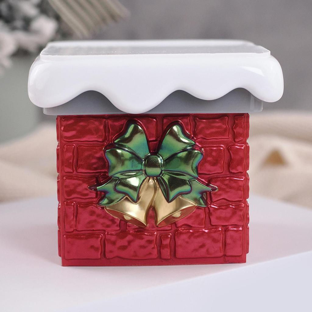 Christmas Silicone Mold Silicone Crafting Mold For Snow-Capped Chimney Heat-Resistant Easy Release Mould For Art Project Making
