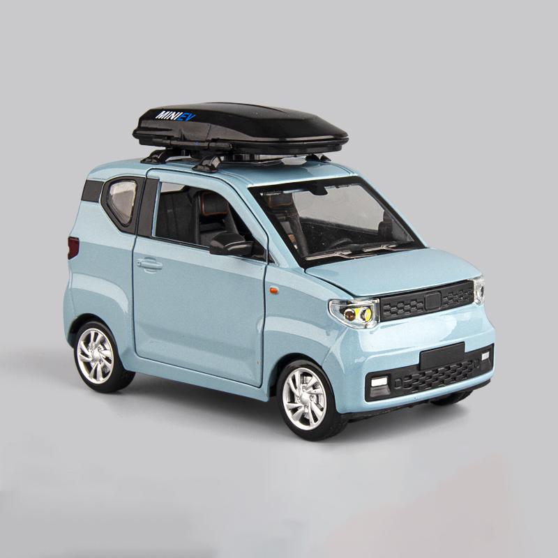 1:24 autíček WuLing MINI EV litý kovový model auta ze slitiny pro model autíčko autíčko v miniaturní měřítku dárek k narozeninám