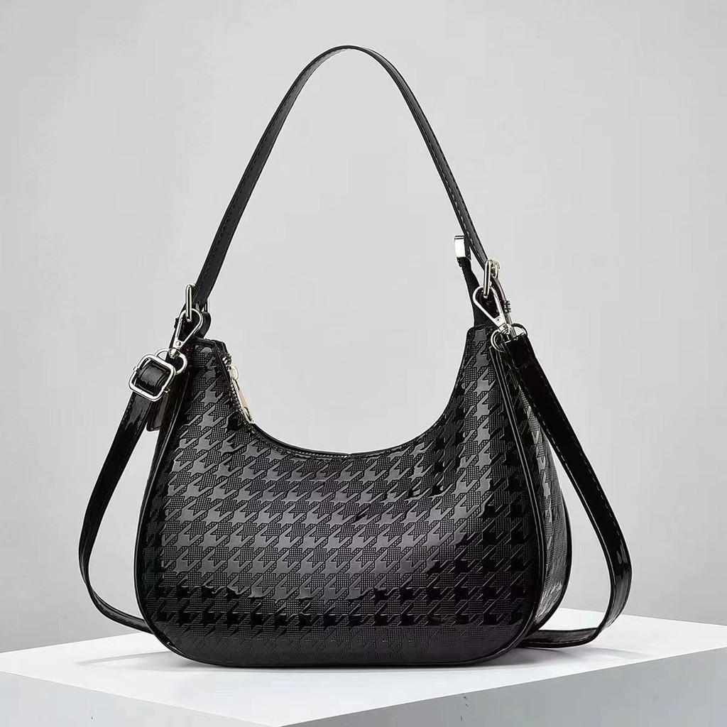 Шикарная женская винтажная сумочка высокого класса, стильная сумка через плечо с цепочкой, черная чёрный