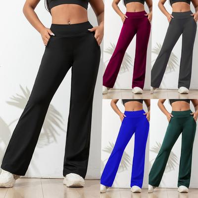 Popular Women's Loose Casual Sport Wide-Leg Pants for Yoga, Running, Fitness, and Dance