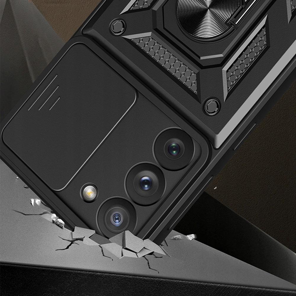 Case for Samsung Galaxy S23 Plus SLIDE ARMOR BACK + GLASS