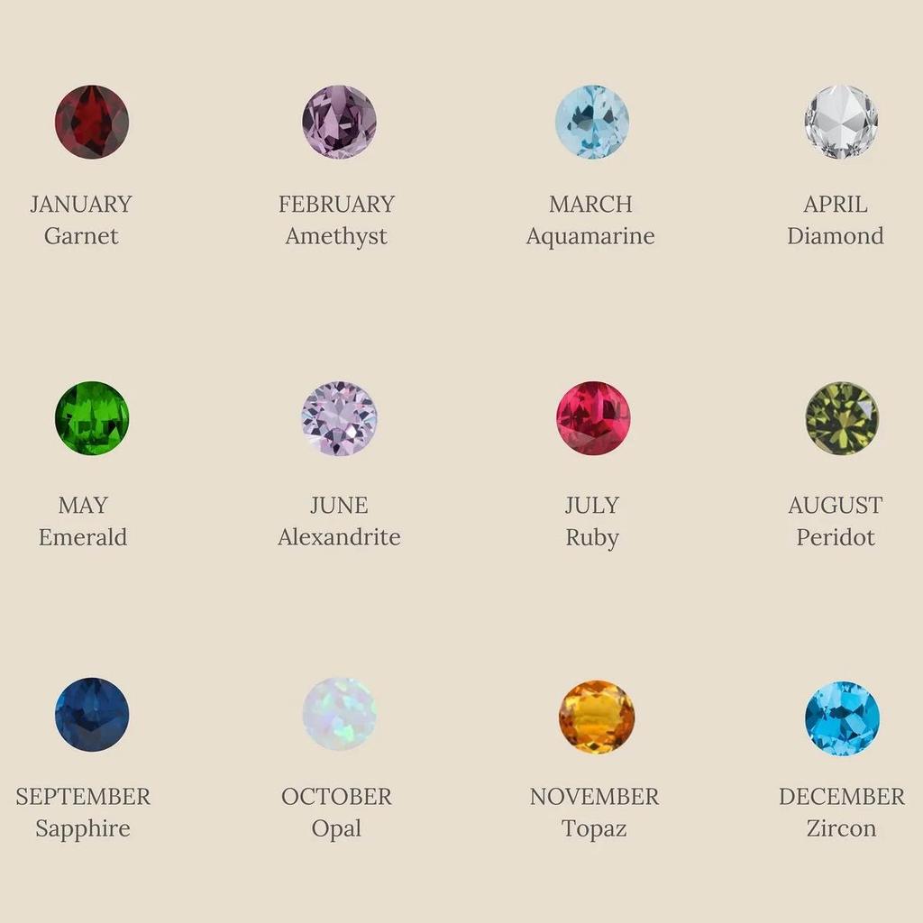December Birthstone Bohemian Pendant: Colorful Natural Stone with 18K Durable Plating