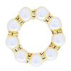 Set of 60 Tissue Holders Bead Christmas Tissue Buckles Christmas Bead Serviettes Rings Suitable for Tissue Decors