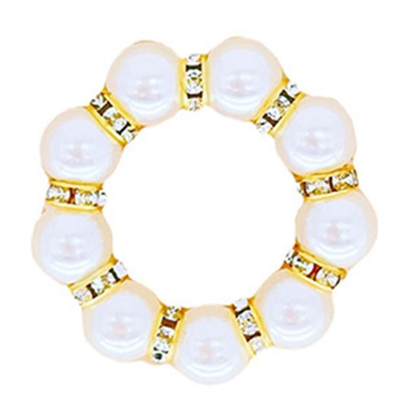 Set of 60 Tissue Holders Bead Christmas Tissue Buckles Christmas Bead Serviettes Rings Suitable for Tissue Decors