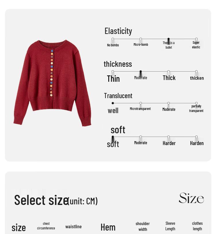 Shangdoubila Elegant Knit Cardigan for Women