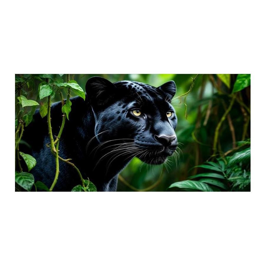 Jungle Black Panther Large Size Diamond Painting New Collection Wild Animals Diy Full Drill Rhinestone Embroidery Mosaic Cross Stitch Kits