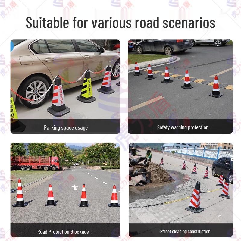 Hulidun Reflective Rubber Traffic Cones & Accessories