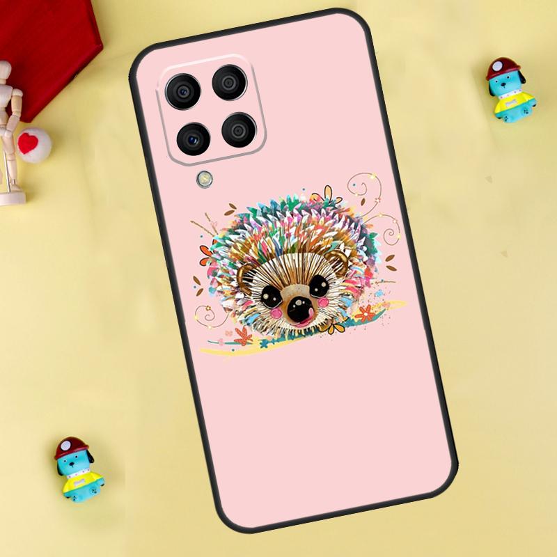 Cute Hedgehog Case For Samsung Galaxy M35 M55 M15 M11 M12 M13 M14 M06 M16 M36 M56 M31 M53 M32 M52 M34 M54