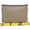Auth GUCCI GG Supreme Ophidia Clutch Bag Brown Canvas Women’s gu5440cc