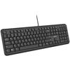 CANYON keyboard HKB-20 EN/ES Velvet Wired  Black