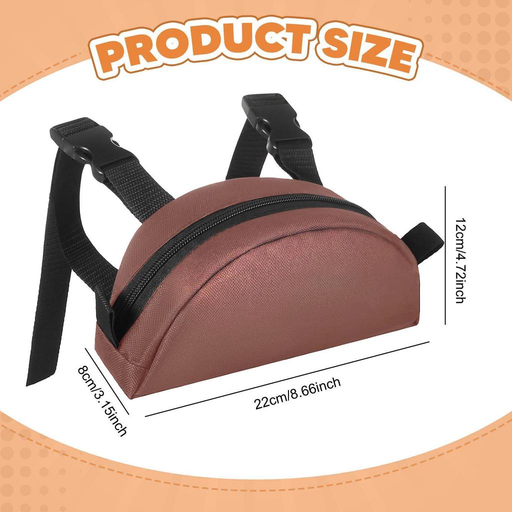 Equestrian Saddle Pouch Oxford Zipper Organizer Compact Storage Tote for Horse Western Endurance Trail Riding