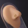 New Micro-paved Zircon Fake Nose Ring Clip - No Piercing Fashion Jewelry