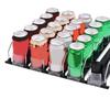 Beverage Push Rack Can Dispenser for Refrigerators with Simple Structure for Easy Installation and Smooth Drink Dispensing
